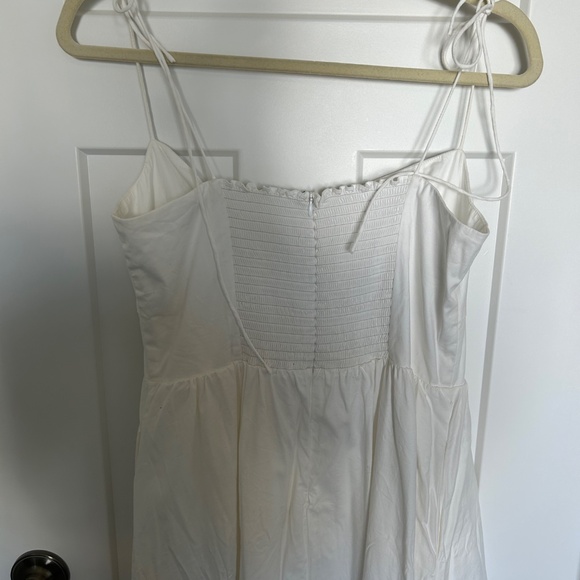 Reformation Vinny Dress, White, Size 12 - Picture 5 of 6